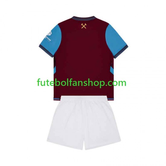 Camisola Principal West Ham United Época 2026/2027 Manga Curta ,Criança