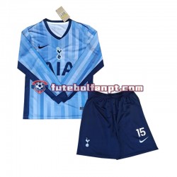 Camisola Alternativo Tottenham Spurs Bergvall 15 Época 2024/2025 Manga Comprida ,Criança