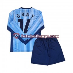 Camisola Alternativo Tottenham Spurs Gray 14 Época 2024/2025 Manga Comprida ,Criança