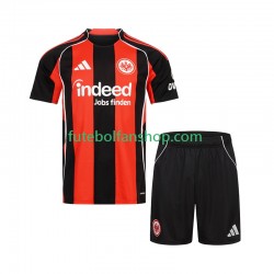 Camisola Principal Eintracht Frankfurt Época 2025/2026 Manga Curta ,Criança