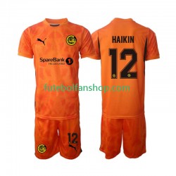Camisola Alternativo Guarda-redes FK Bodø/Glimt Nikita Haikin 12 2025 Manga Curta ,Criança