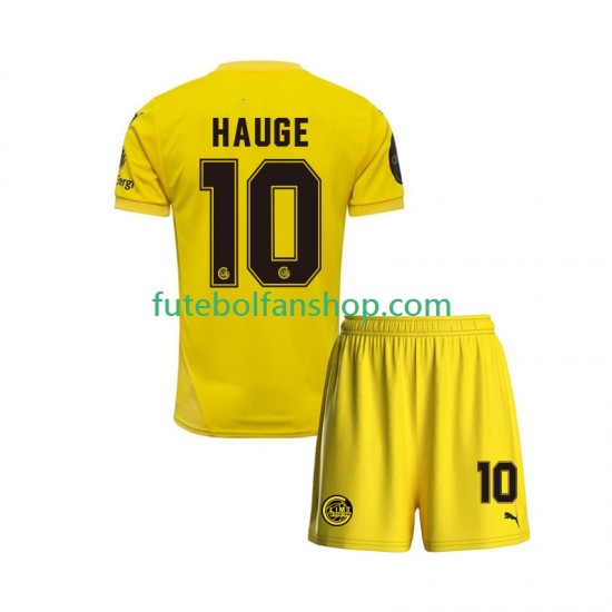 Camisola Principal FK Bodø/Glimt Jens Petter Hauge 10 2025 Manga Curta ,Criança