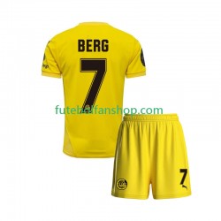 Camisola Principal FK Bodø/Glimt Patrick Berg 7 2025 Manga Curta ,Criança