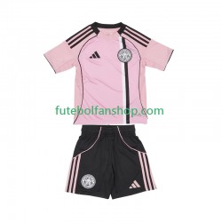 Camisola Alternativa (2ª) Leicester City Época 2025/2026 Manga Curta ,Criança