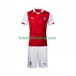 Camisola Principal SC Braga Época 2025/2026 Manga Curta ,Criança