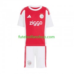 Camisola Principal AFC Ajax Época 2026/2027 Manga Curta ,Criança
