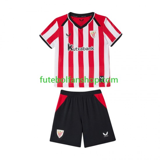 Camisola Principal Athletic Bilbao Época 2026/2027 Manga Curta ,Criança