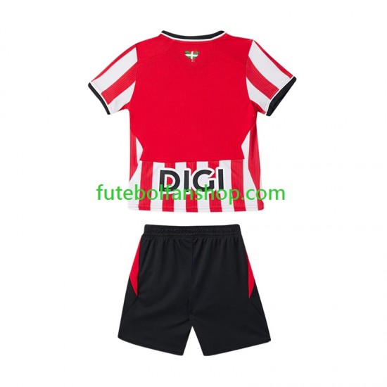 Camisola Principal Athletic Bilbao Época 2026/2027 Manga Curta ,Criança
