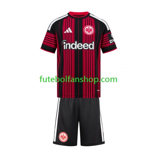 Camisola Principal Eintracht Frankfurt Época 2026/2027 Manga Curta ,Criança
