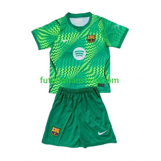 Camisola Principal Guarda-redes FC Barcelona Época 2026/2027 Manga Curta ,Criança
