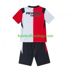 Camisola Principal Feyenoord Rotterdam Época 2026/2027 Manga Curta ,Criança