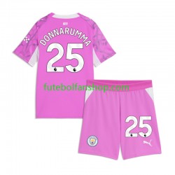 Camisola Alternativo Guarda-redes Manchester City Gianluigi Donnarumma Época 2026/2027 Manga Curta ,Criança
