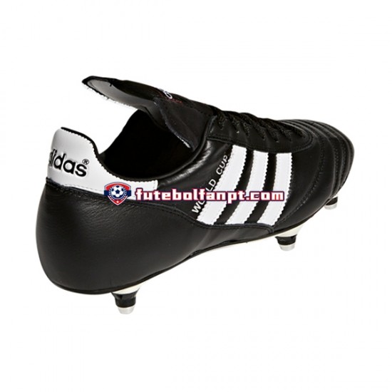 Branco Preto Adidas Classic World Cup SG Chuteiras de futebol