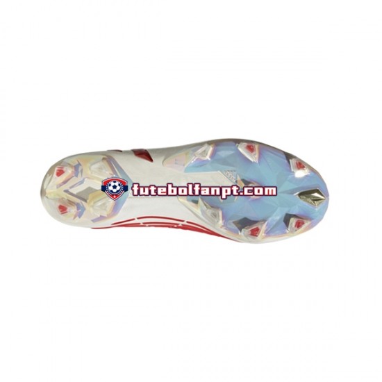 Vermelho Ouro Branco Adidas Predator EDGE FG Showdown Chuteiras de futebol