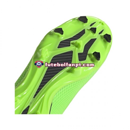 Verde Preto Adidas X Speedportal.3 LL FG Game Data Chuteiras de futebol