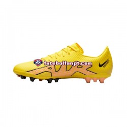 Rosa Amarelo Nike Air Zoom Mercurial Vapor XV Academy AG Lucent Chuteiras de futebol