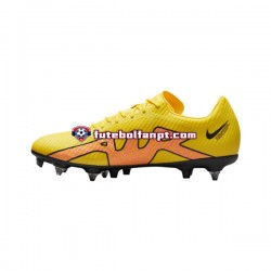 Rosa Amarelo Nike Air Zoom Mercurial Vapor XV Academy SG Pro AC Lucent Chuteiras de futebol
