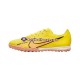 Rosa Amarelo Nike Air Zoom Mercurial Vapor XV Academy TF Lucent Chuteiras de futebol