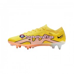 Rosa Amarelo Nike Air Zoom Mercurial Vapor XV Elite SG Pro AC Lucent Chuteiras de futebol