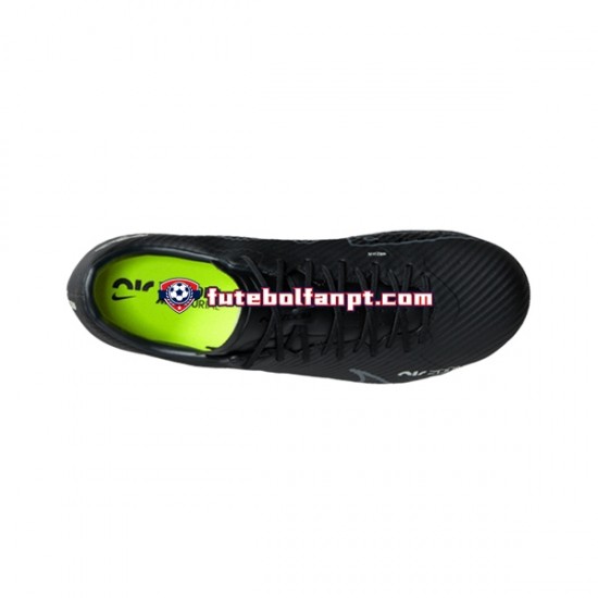 Cinza Preto Nike Air Zoom Mercurial Vapor XV Shadow Academy AG Chuteiras de futebol