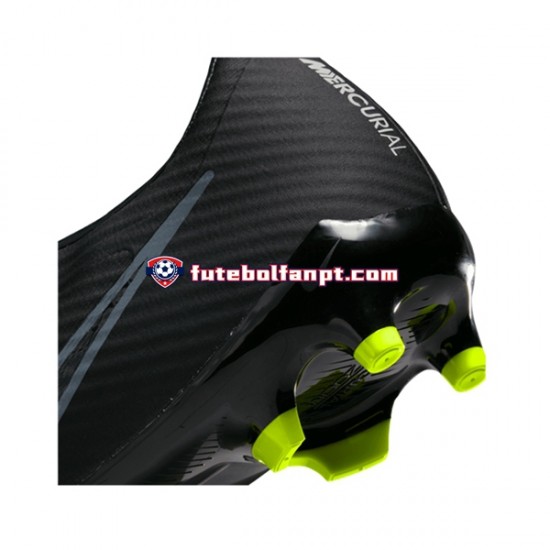 Cinza Preto Nike Air Zoom Mercurial Vapor XV Shadow Academy FGMG Chuteiras de futebol