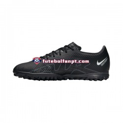 Cinza Preto Nike Air Zoom Mercurial Vapor XV Shadow Academy TF Chuteiras de futebol