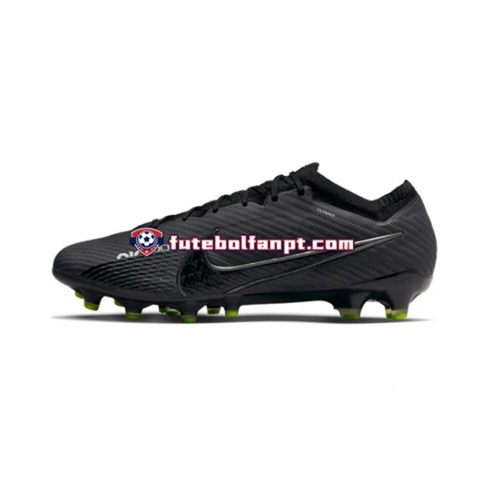 Cinza Preto Nike Air Zoom Mercurial Vapor XV Shadow Elite AG Pro Chuteiras de futebol