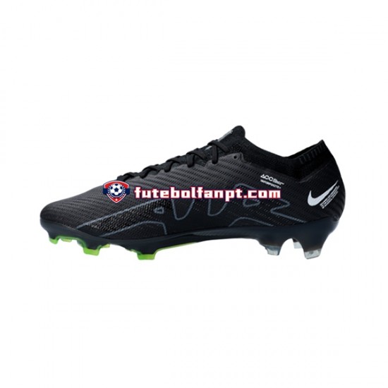 Cinza Preto Nike Air Zoom Mercurial Vapor XV Shadow Elite FG Chuteiras de futebol