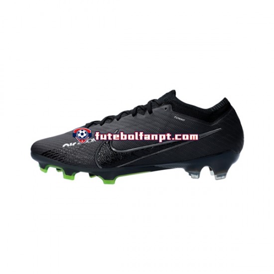 Cinza Preto Nike Air Zoom Mercurial Vapor XV Shadow Elite FG Chuteiras de futebol