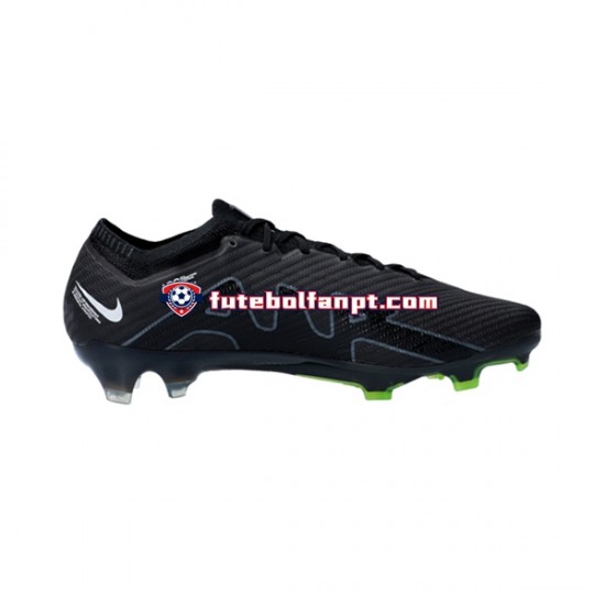 Cinza Preto Nike Air Zoom Mercurial Vapor XV Shadow Elite FG Chuteiras de futebol