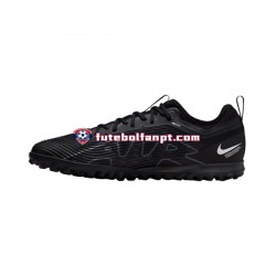 Cinza Preto Nike Air Zoom Mercurial Vapor XV Shadow Pro TF Chuteiras de futebol