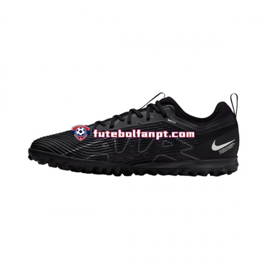 Cinza Preto Nike Air Zoom Mercurial Vapor XV Shadow Pro TF Chuteiras de futebol