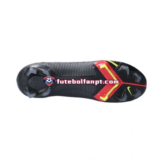 Preto Nike Mercurial Vapor XIV X Prism Elite FG Chuteiras de futebol