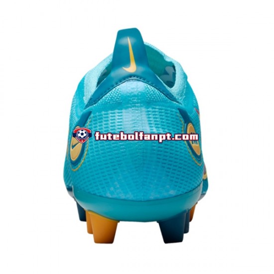 Laranja Azul Nike Mercurial Vapor XIV Blueprint Elite AG Chuteiras de futebol