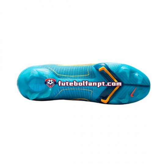 Laranja Azul Nike Mercurial Vapor XIV Blueprint Elite FG Chuteiras de futebol