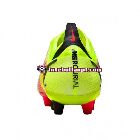 Vermelho Amarelo Nike Mercurial Vapor XIV Motivation Elite AG Chuteiras de futebol