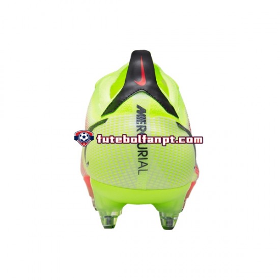 Vermelho Amarelo Nike Mercurial Vapor XIV Motivation Elite SG Pro AC Chuteiras de futebol