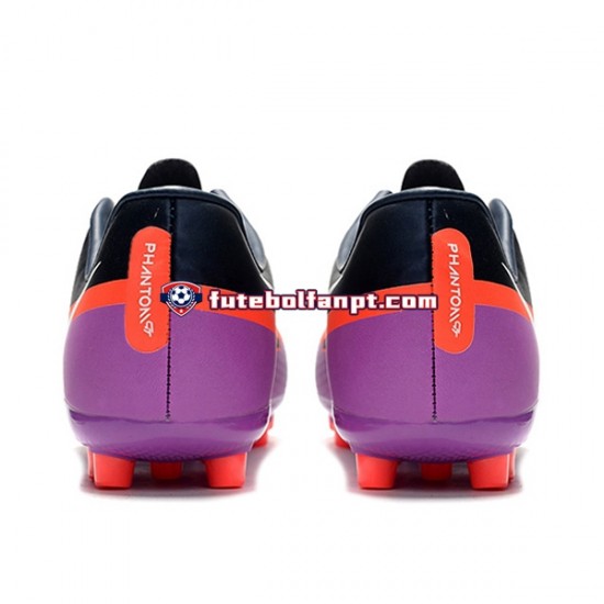 Roxo Vermelho Preto Nike Phantom GT2 AG Chuteiras de futebol