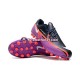 Roxo Vermelho Preto Nike Phantom GT2 AG Chuteiras de futebol