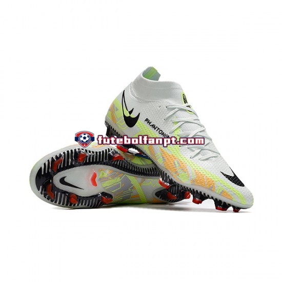 Laranja Branco Verde Nike Phantom GT2 Dynamic Fit Elite FG Chuteiras de futebol
