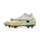 Laranja Branco Verde Nike Phantom GT2 Dynamic Fit Elite FG Chuteiras de futebol