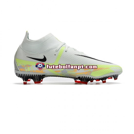 Laranja Branco Verde Nike Phantom GT2 Dynamic Fit Elite FG Chuteiras de futebol