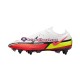 Vermelho Amarelo Branco Nike Phantom GT2 Motivation Elite SG Pro AC Chuteiras de futebol