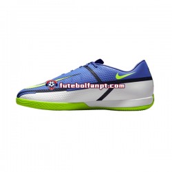 Cinza Azul Amarelo Nike Phantom GT2 Recharge Academy IC Halle Chuteiras de futebol