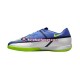 Cinza Azul Amarelo Nike Phantom GT2 Recharge Academy IC Halle Chuteiras de futebol