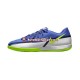 Cinza Azul Amarelo Nike Phantom GT2 Recharge Academy IC Halle Chuteiras de futebol