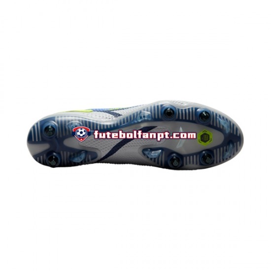 Cinza Azul Amarelo Nike Phantom GT2 Recharge Elite SG Pro AC Chuteiras de futebol