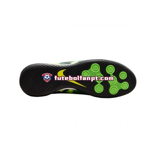 Cinza Verde Preto Nike Phantom GT2 Shockwave Academy DF IC Halle Chuteiras de futebol