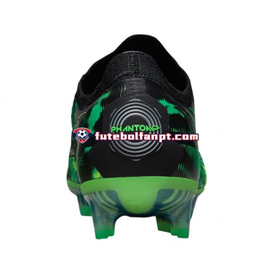 Cinza Verde Preto Nike Phantom GT2 Shockwave Elite FG Chuteiras de futebol