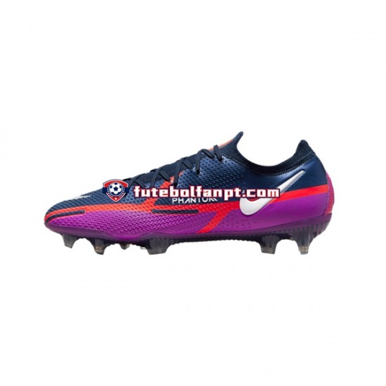 Roxo Vermelho Azul Nike Phantom GT2 UV Elite FG Chuteiras de futebol